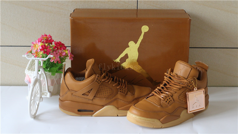 Air Jordan 4 Premium Ginger Wheat